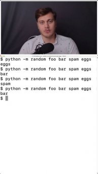 random - Python CLI