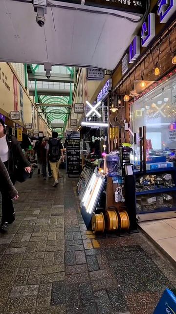 Рыбный рынок и малайка города Пусан