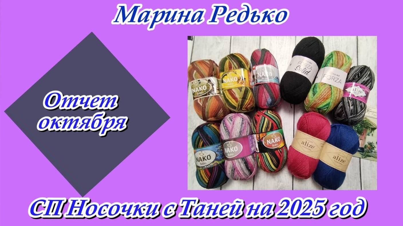 СП "Носочки с Таней 2025" / Отчет за октябрь