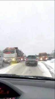 Аварии и заносы на дорогах Якутской области