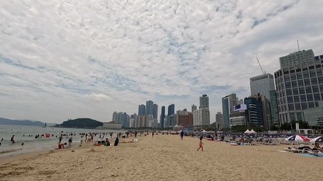 Пляж Хэундэ города Пусан