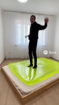 Кровать из желе