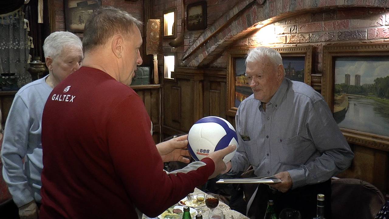 Волейбол. Василий Алексеевич Галицков и Юрий Владимирович Шагурин. Поздравление от федерации