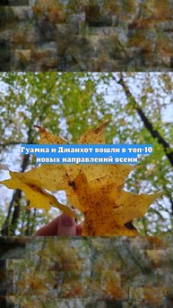 Гуамка и Джанхот вошли в топ-10 новых направлений осени