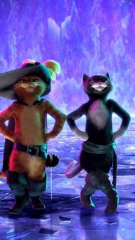 Puss & Kitty Softpaws DANCE CHALLENGE (La Vida Es Una) - Puss in Boots: The Last Wish