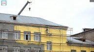 Рывок вперед: в первой школе Абакана рабочие доделывают фасад и берутся за внутреннюю отделку