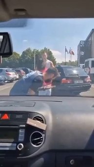 Авто приколы. Жена молодец!