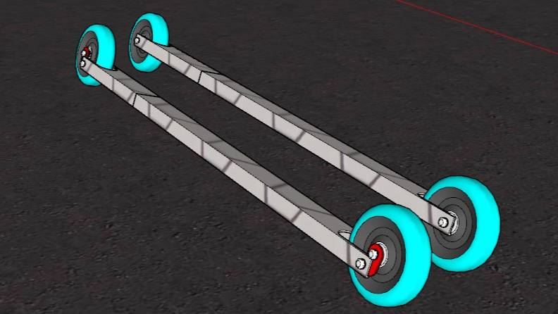 Занижение лыжероллеров