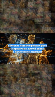 В Москве назвали фейком фото неприличных клумб рядом с памятником морякам