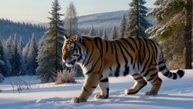 Футаж. Тигр