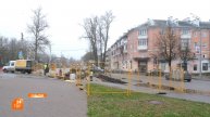 Строительство теплотрассы на контроле