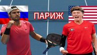 ТЕННИС ТУРНИР В ПАРИЖЕ.  ХАЧАНОВ К. - КУИНН И.  ТЕКСТОВАЯ ОНЛАЙН ТРАНСЛЯЦИЯ