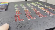 Печать объемных букв и изображений с 3Д эффектом на УФ принтере PrintX, наглядный пример 😎
