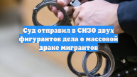 Суд отправил в СИЗО двух фигурантов дела о массовой драке мигрантов
