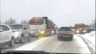 Аварии и заносы на дорогах Якутской области