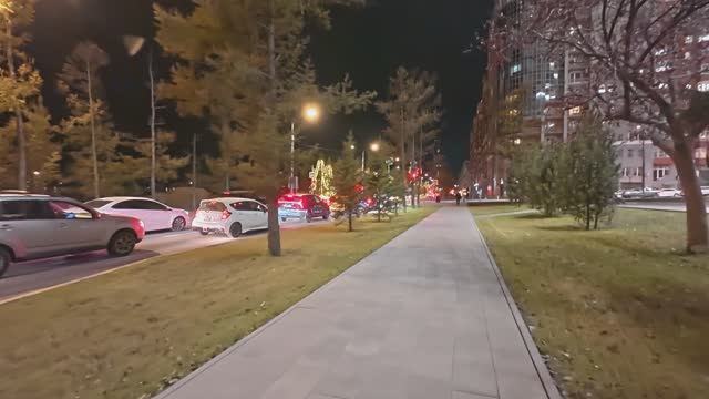 город Красноярск, вечер 27.10.2025г.