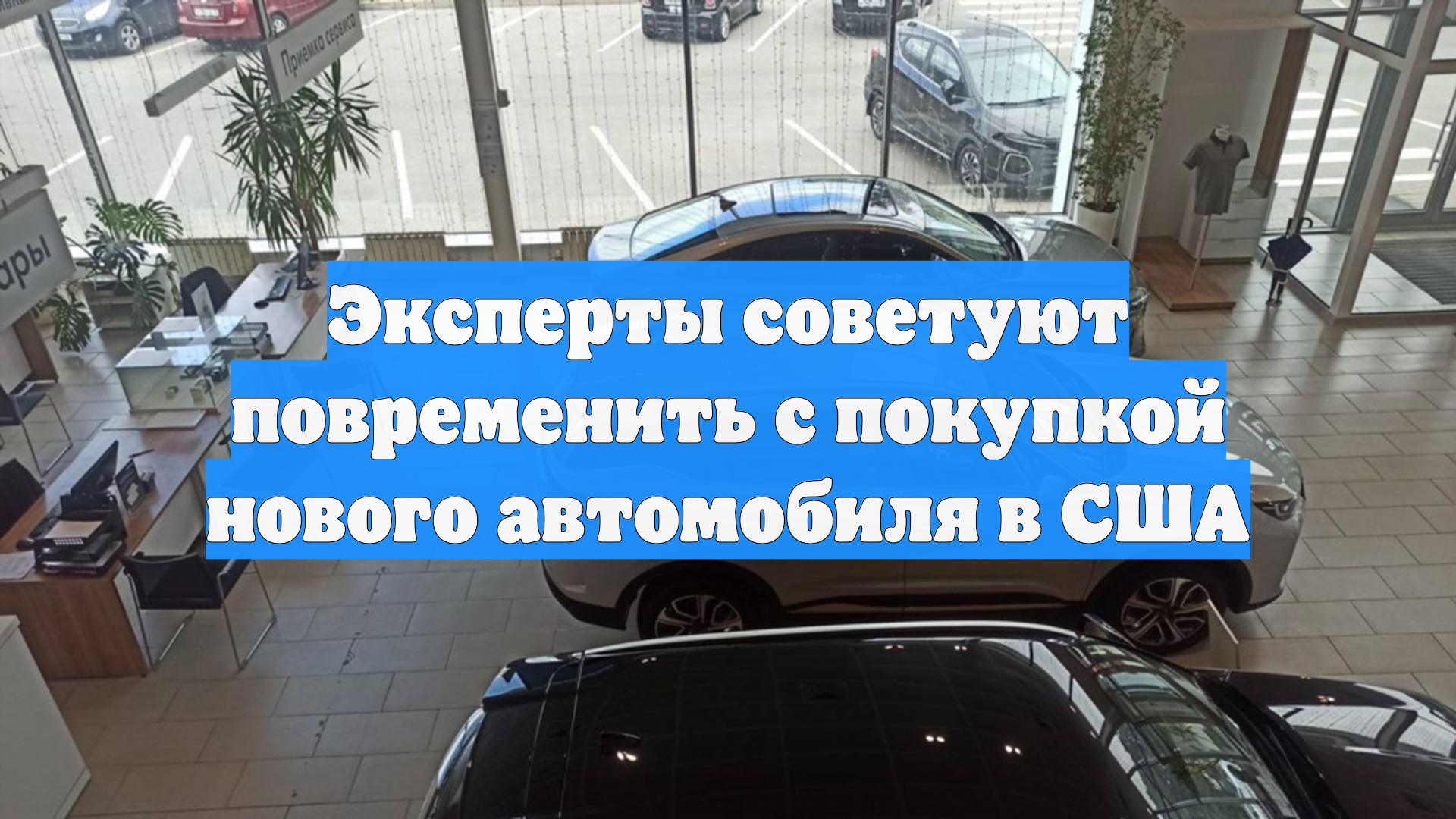 Эксперты советуют повременить с покупкой нового автомобиля в США