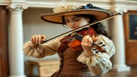 Violin and electric guitar metal music 73