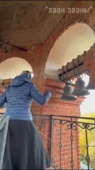 Звонарь Марина, колокольный звон в храме Спаса Нерукотворного  Образа на Сетуни