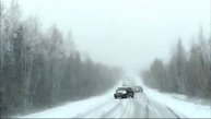 Заносы на трассе Якутска