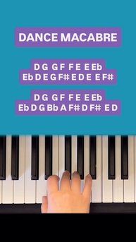 Dance Macabre for beginners (piano tutorial) 
#halloween #piano #music #dancemacabre