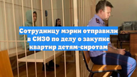 Сотрудницу мэрии отправили в СИЗО по делу о закупке квартир детям-сиротам