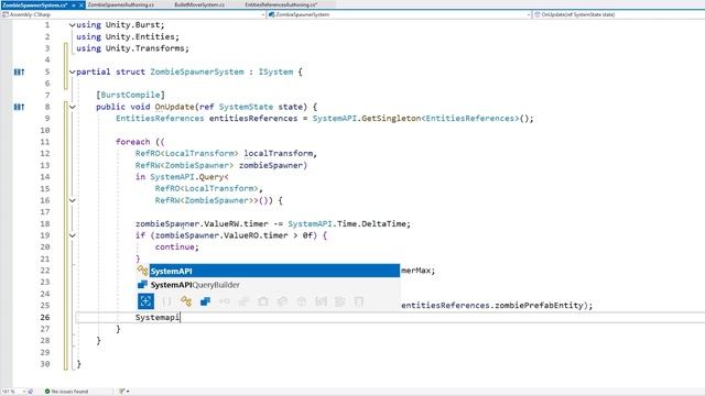 30 Zombie_Spawner Learn Unity DOTS! (FREE Tutorial Course)