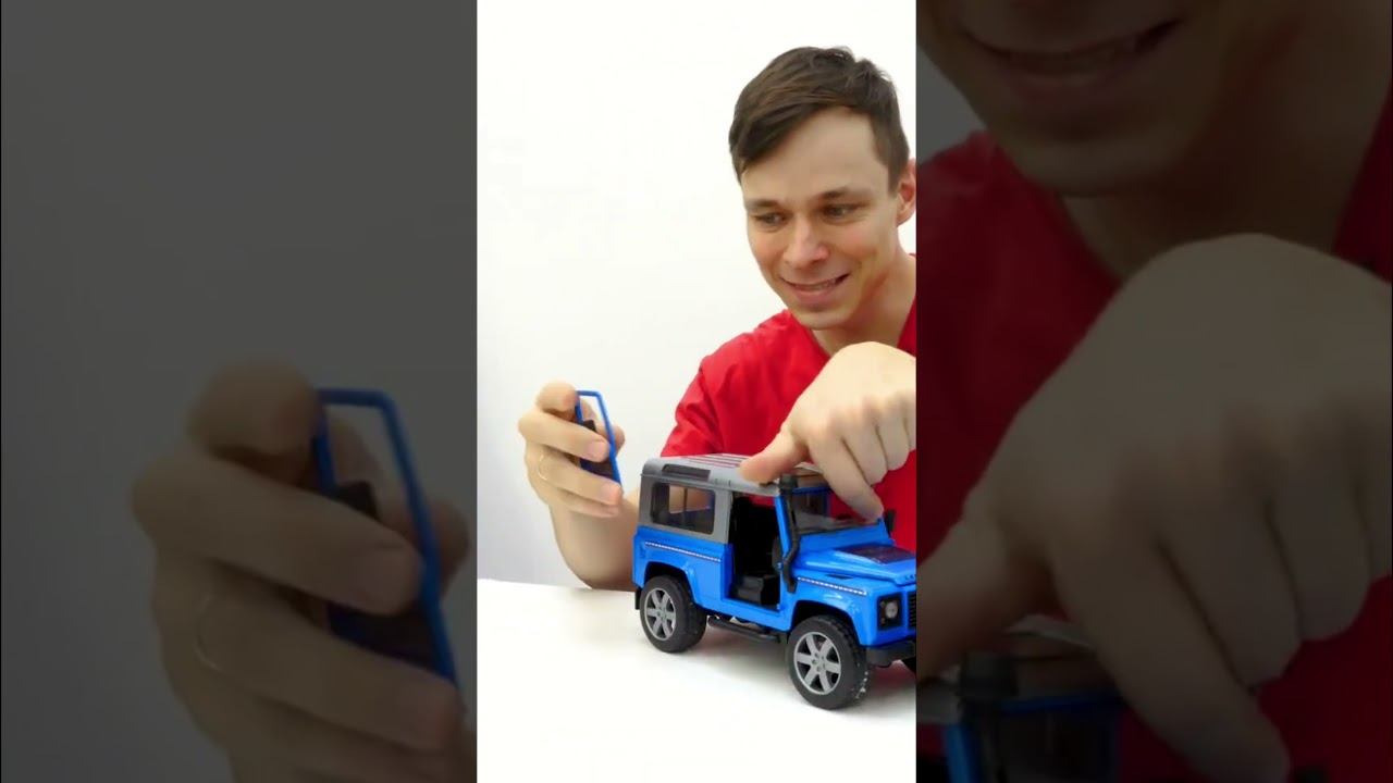 Железный человек починил машину лазерами и прокачал её! #машинки #длядетей #тачки