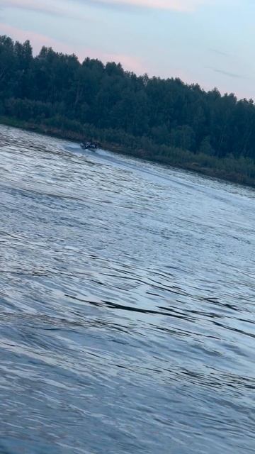 Первый спуск лодки Волжанка 44 Fish