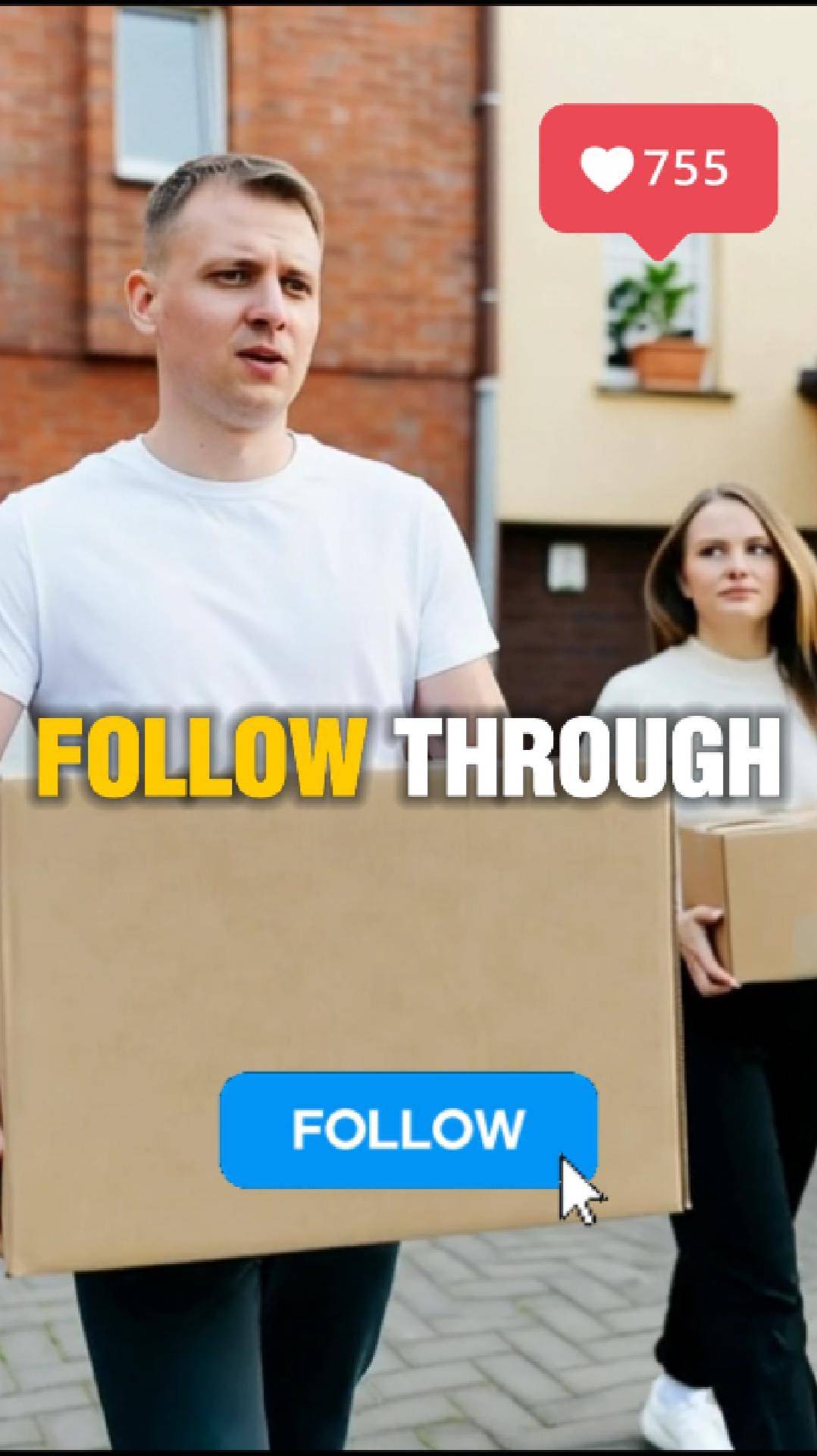 follow through - доводить до конца, выполнить обещание...