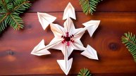Как сделать самую красивую снежинку из бумаги