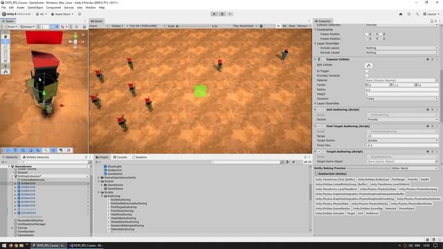 34 Melee_Attacks Learn Unity DOTS! (FREE Tutorial Course)