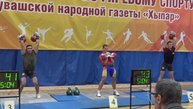 Кручинин Иван толчок гирь 32 кг Всеросссийские соревнования Чебоксары 2025