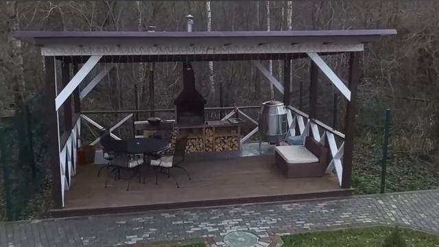 Обзор участка с высоты птичьего полета!