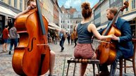 LevTai & Suno. The Double Bass in Copenhagen-2. ROCKABILLY. 1027
