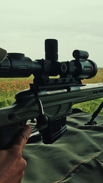 Точный выстрел с 500 метров с ARTELV ATOMOS после поправок в баллистическом калькуляторе