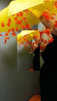 Осенняя фотозона в кабинете для прекрасных клиенток. mp4