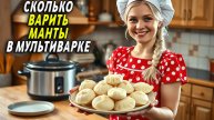 Сколько варить манты в мультиварке