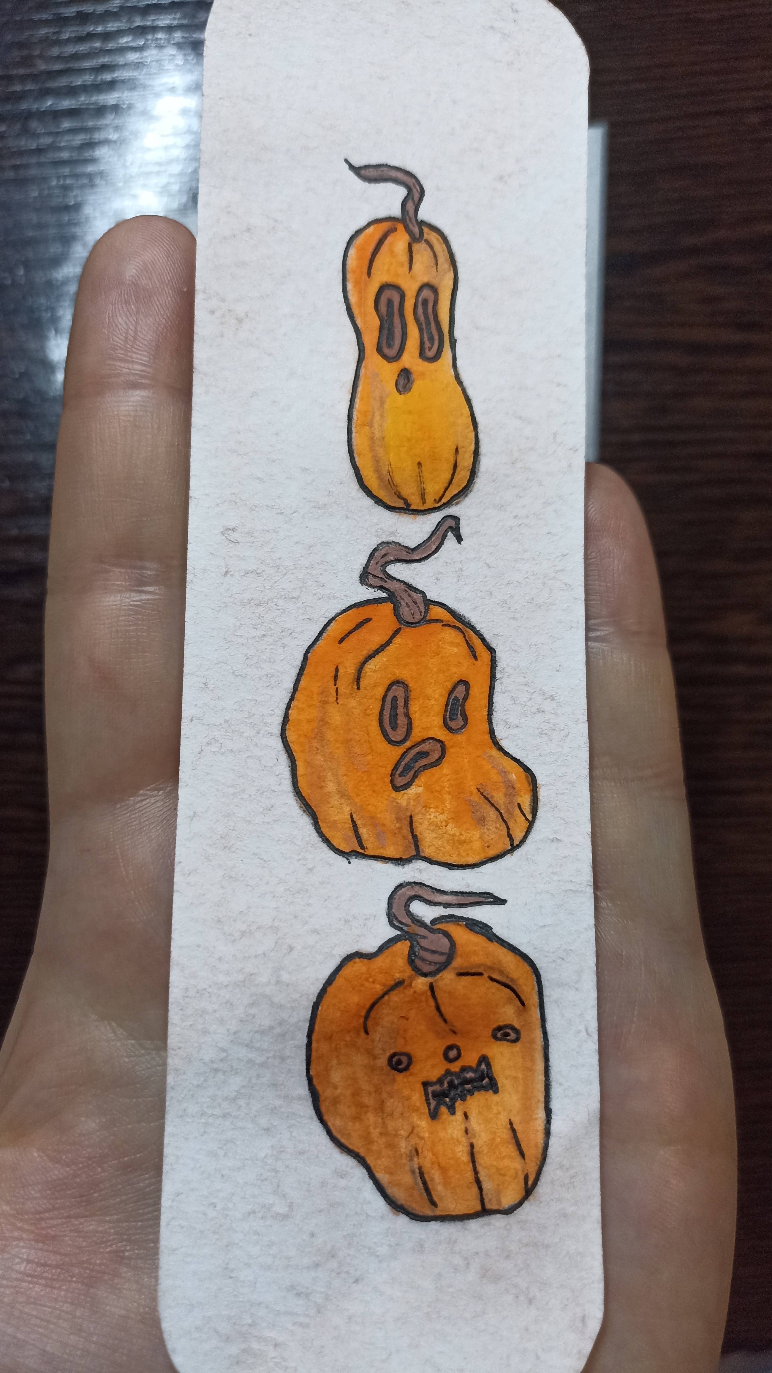 Рисунок гуашью / Тыковки