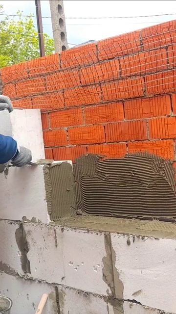 Технология кладки газобетона для нежилых помещений