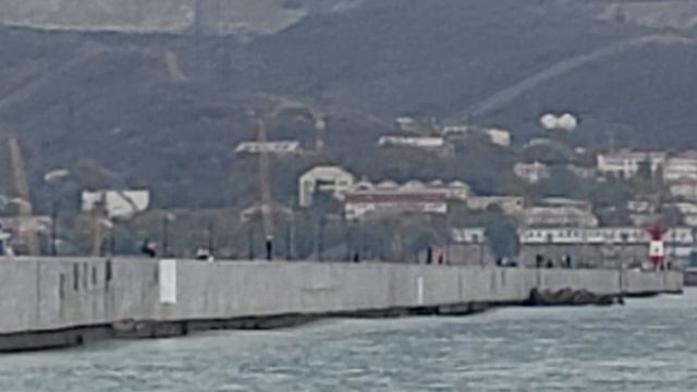 Порт Новороссийска пашет вовсю...