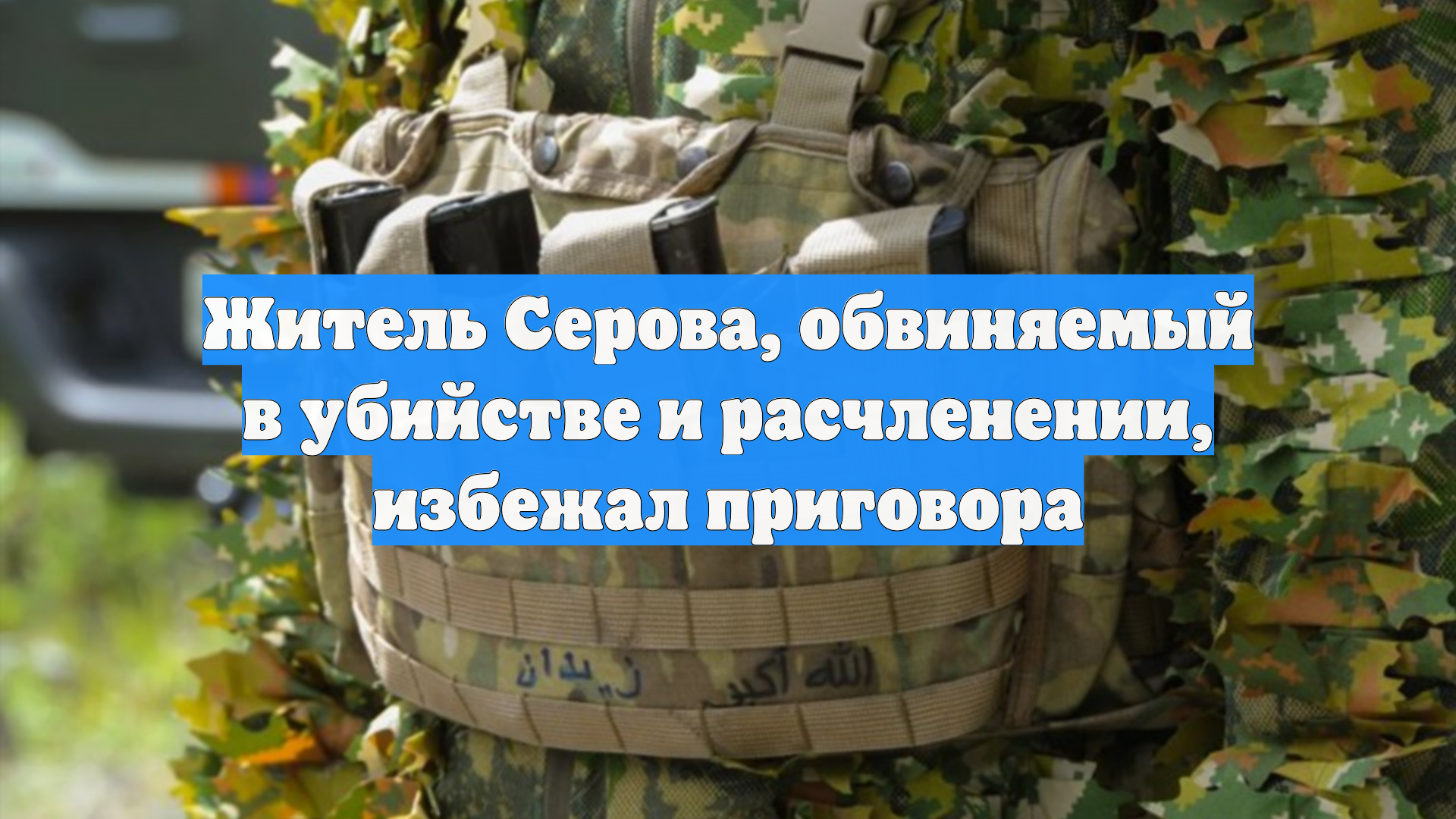 Житель Серова, обвиняемый в убийстве и расчленении, избежал приговора