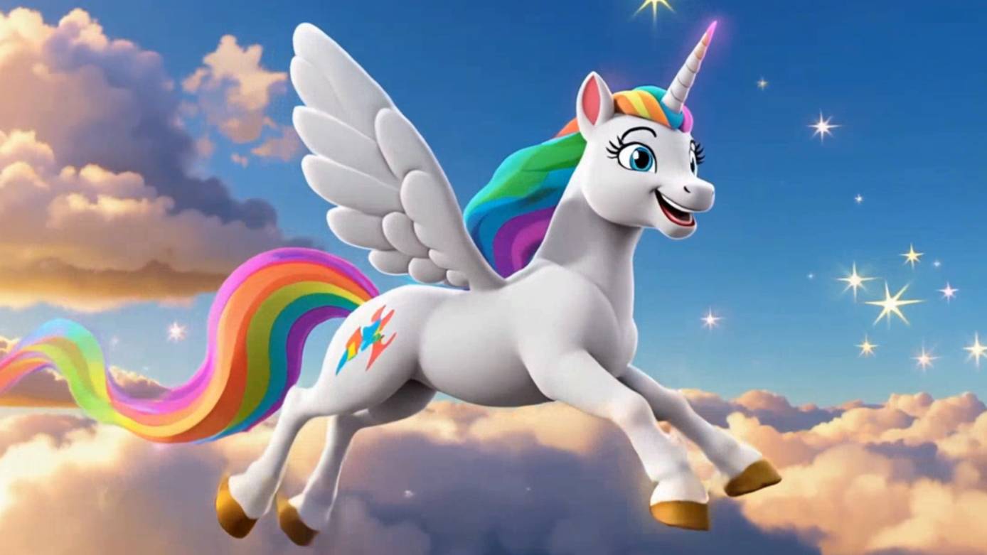 Детские песенки. Песенка про единорожку