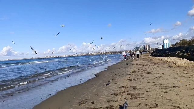 Центральный пляж Анапа 30 Октября 2025 года. Репортаж Светланы Тихоновы.