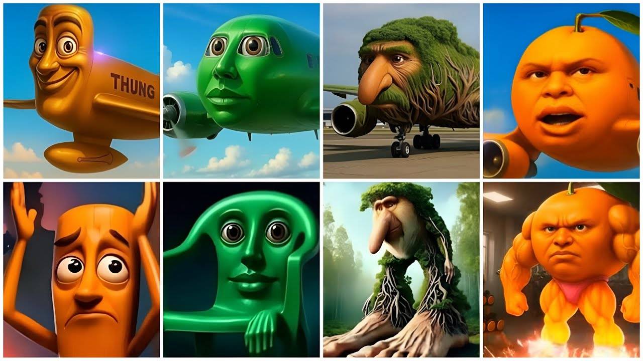 Итальянский Brainrot Original x Brainrot Airplane