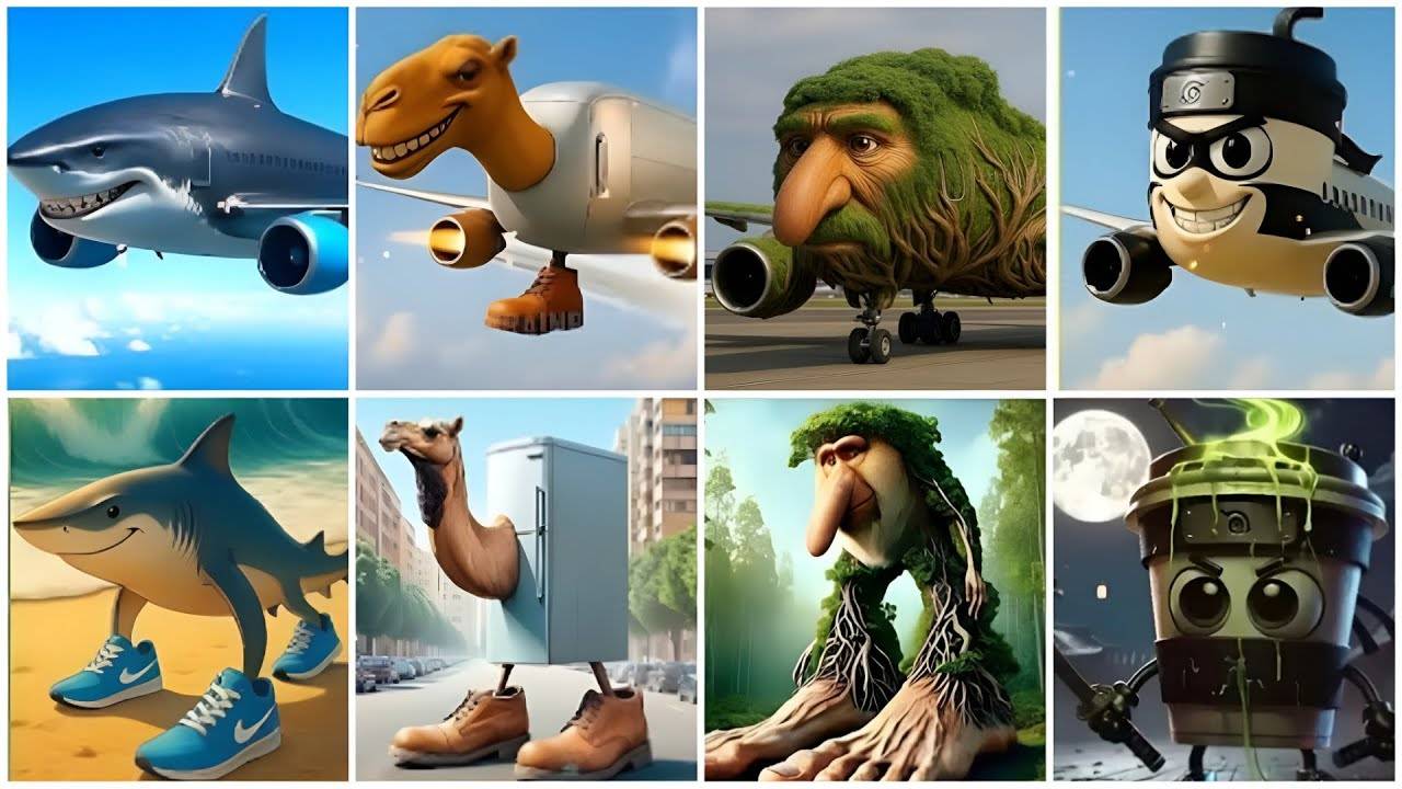 Итальянский Brainrot Original x Brainrot Airplane