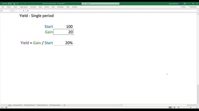 4.2.4. Rates of return, yield and values to be calculated (d) - Coursera