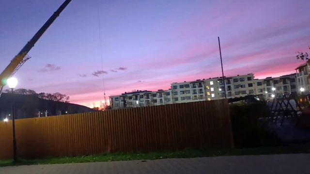 Закат в ЖК Кипарис Сукко