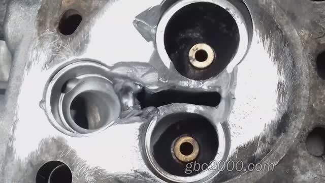 Ремонт ГБЦ BMW 5 солидол вместо масла заварка трещины Руслан Васильев Горловка ТИГ сварка