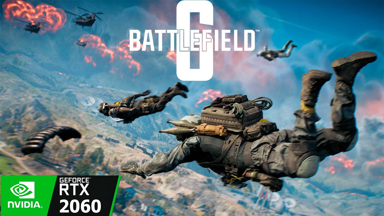 RTX 2060 + i7 13700 5.2GHz Battlefield 6 Battle Royale (REDSEC) - 4K, 1440p
